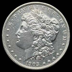 USA, Morgan dollar 1903, KM 110, Kva. 1+ pudset