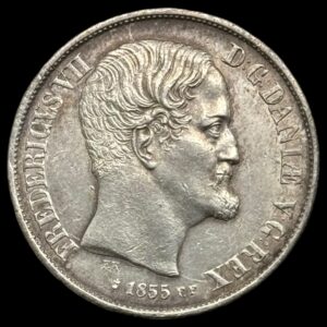 1855 FF rigsdaler Fre.Vll, Sieg 13.2, Hede 8B, Kva. 1+-01