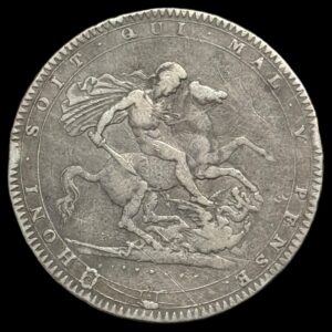 Storbritanien, Crown 1819, George lll, Kva. 1-1+