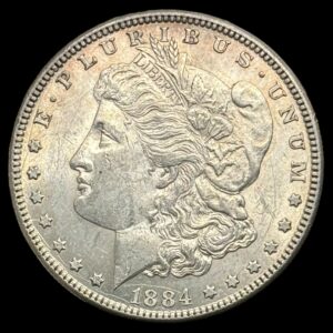 USA, Morgan dollar 1884, KM 110, Kva. 0-01