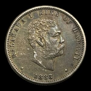 Hawaii, Quarter 1/4 Dollar, 1883 kva. 01