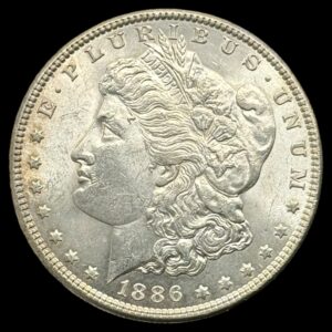 USA, Morgan dollar 1886, KM 110, Kva. 0-01