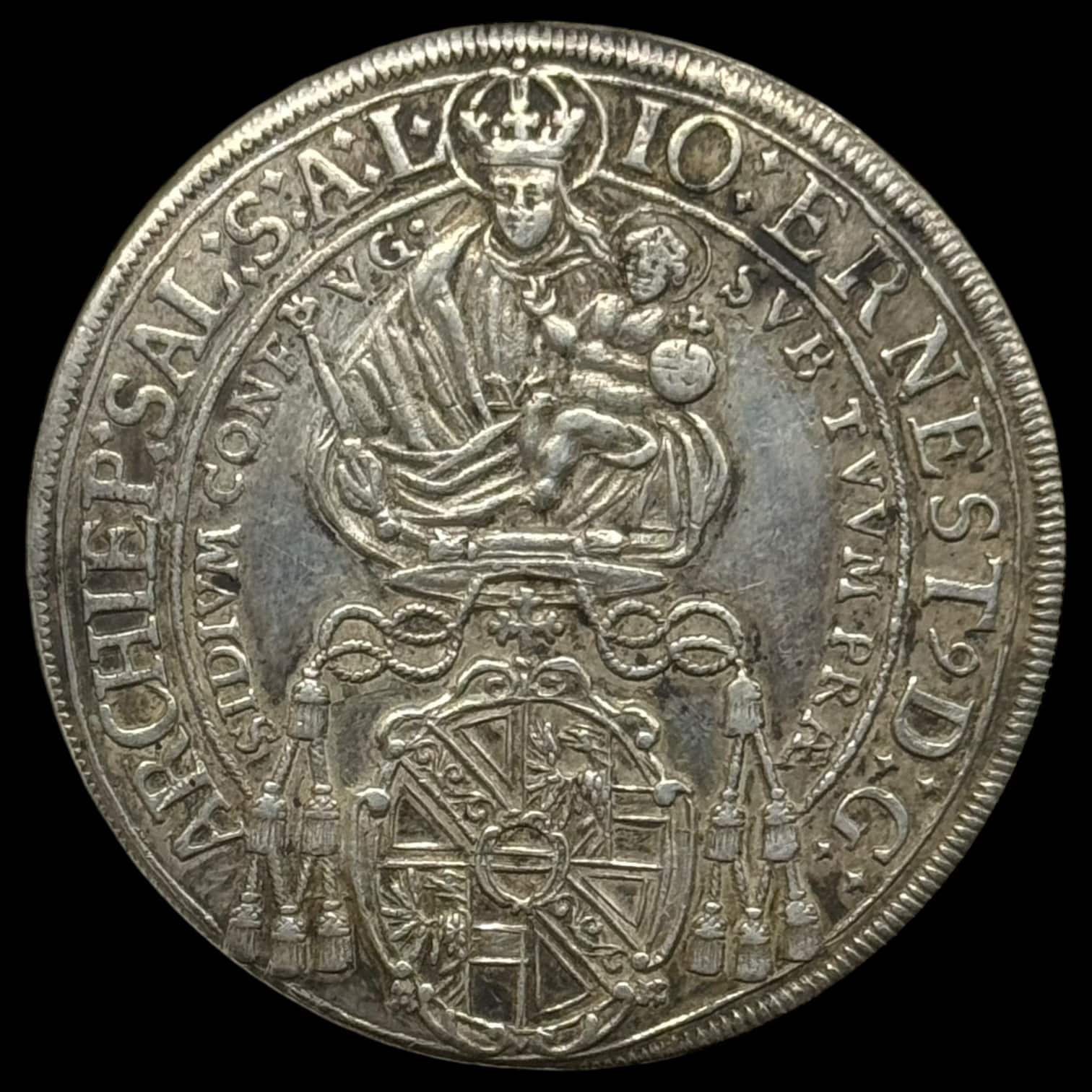 Østrig, Thaler 1697, Salzburg, Kva. 1+ "Renset" - Image 2
