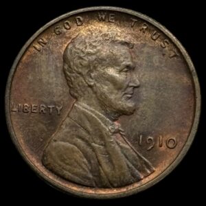 USA, 1 cent 1910, Lincoln Wheat, KM 132, Kva. 01