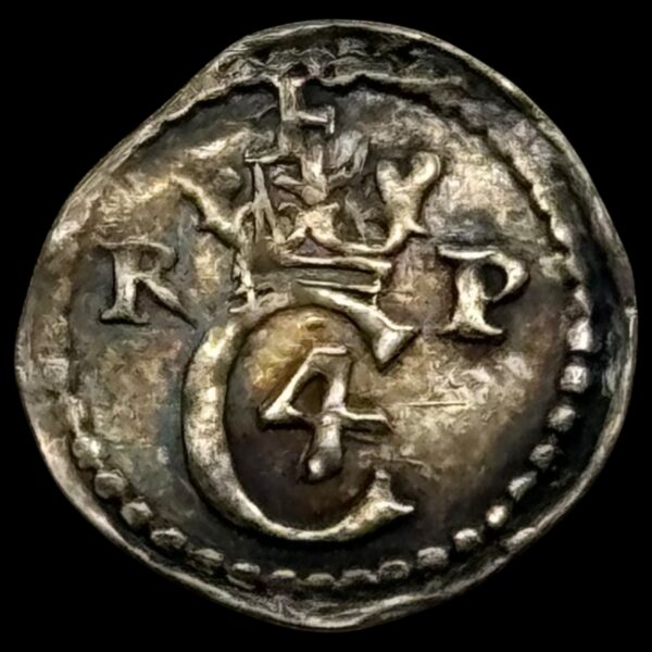 1619, 1 skilling Chr.IV, Sieg 22.1 Hede 113A, Kva. 1+ - Image 2