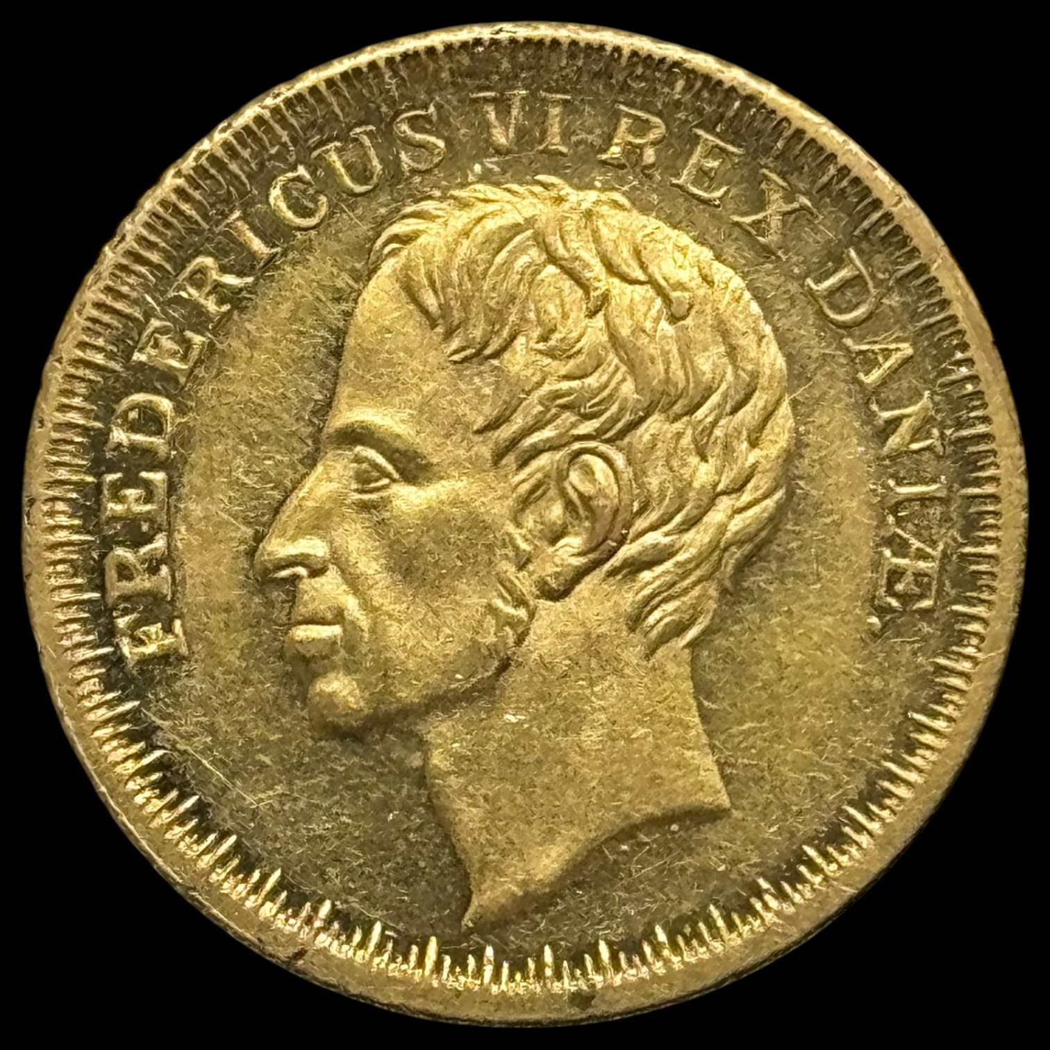 1829, 2 Frederik d'or, Fre.VI, Sieg 35 Hede 3, Kva. 0-01 Medaljeprægskarakter "Meget Sjælden" - Image 2