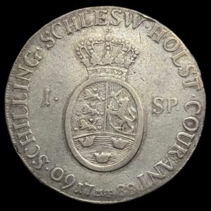 1788 DI/MF, 1 Speciedaler, Chr.VII, Slesvig Holsten, Sieg 45.2 Hede 39B, Kva. 1