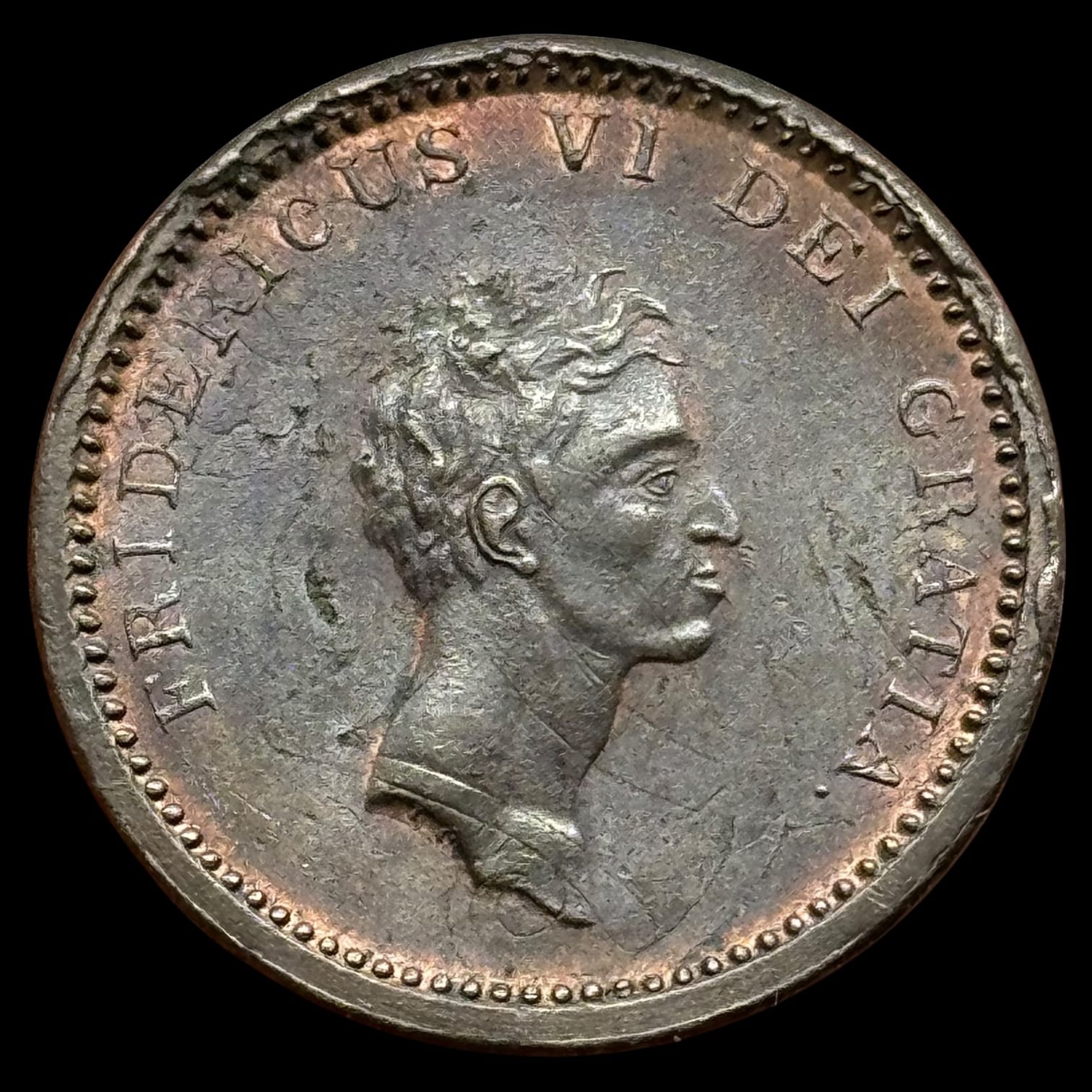 1812, 12 skilling, Fre.VI, Sieg 6.1 Hede 11, Kva. 0-01 "Slået på 1 skilling 1771" - Image 2