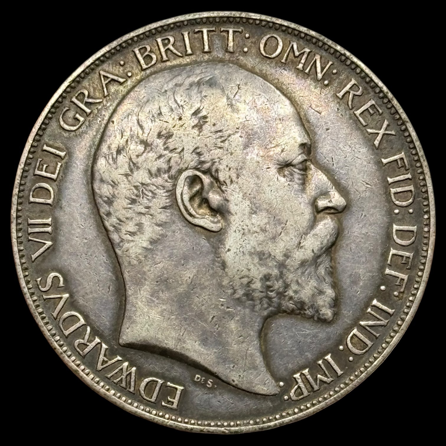 Storbritanien/England, Crown 1902, Edward VII, KM 803, ESC 362, Bull 3562, S.3978, Kva. 01 - Image 2