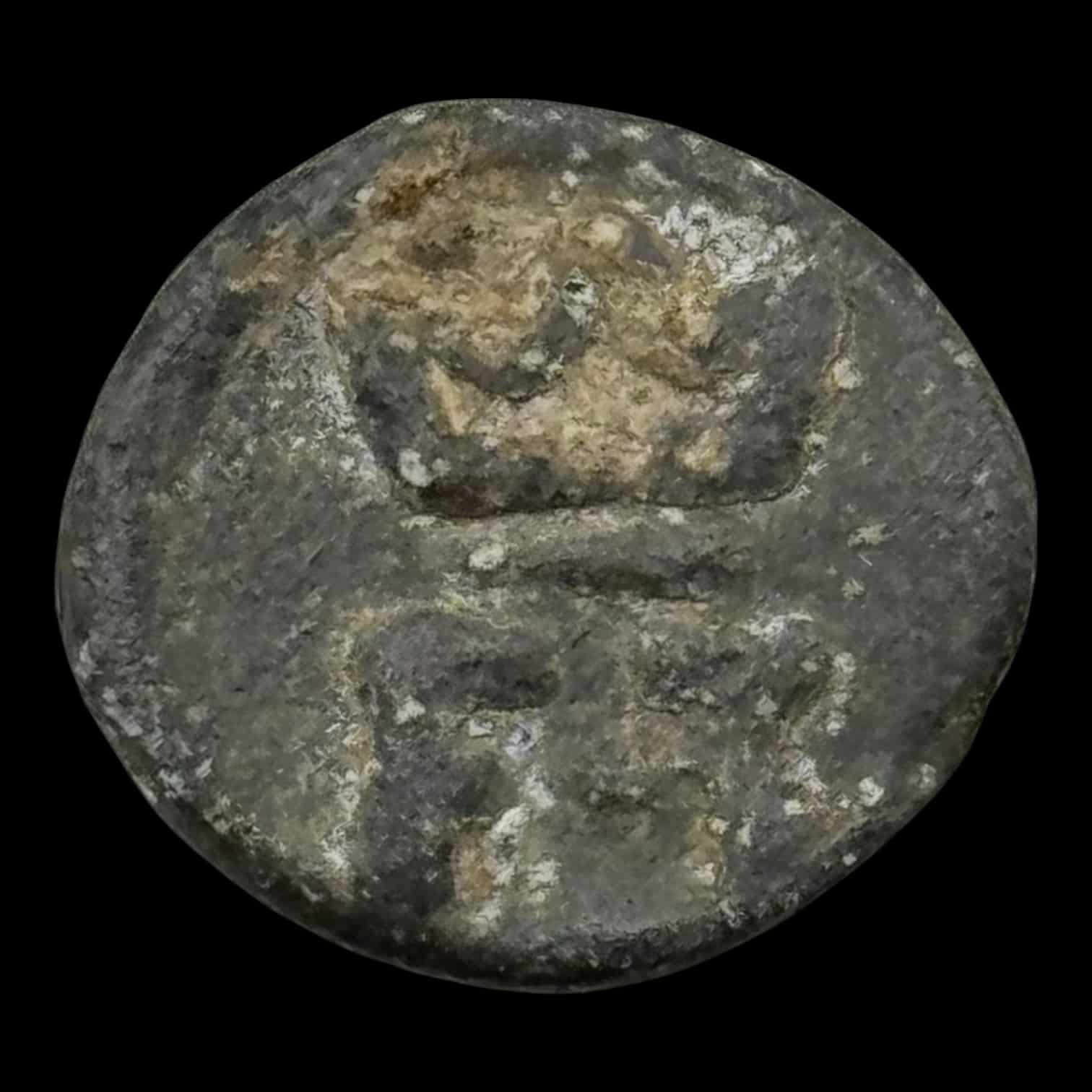 Trankebar / Danish India, 1 Kas u.år, Bly, Gotlands lam m. F (Angus Dei), Fre.III, Sieg 28.5, KM 74, UBJ 122, Kva. 1+-1 - Image 2