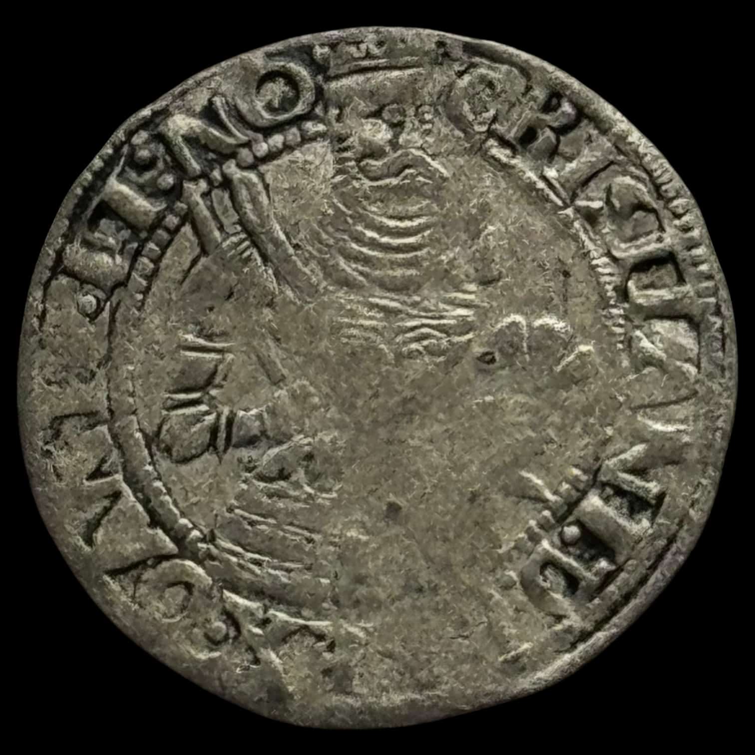 1536, 2 Skilling, København, Chr.III, Sieg 3, Galster 105, Kva. 1