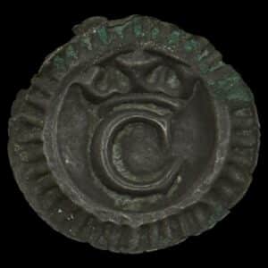 1513-1523, Chr.II, Blaffert u.år, Sieg 1, Hede 23, Kva. 1+-1 "mindre kantmangel"