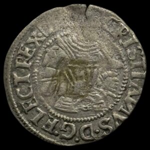 1535, 4 skilling, Roskilde, Chr.III, Sieg 11, Galster 99, Kva. 1+-1