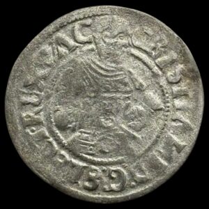 1535, 4 skilling, København, Chr.III, Sieg 10, Galster 104, Kva. 1-1+ "renset"