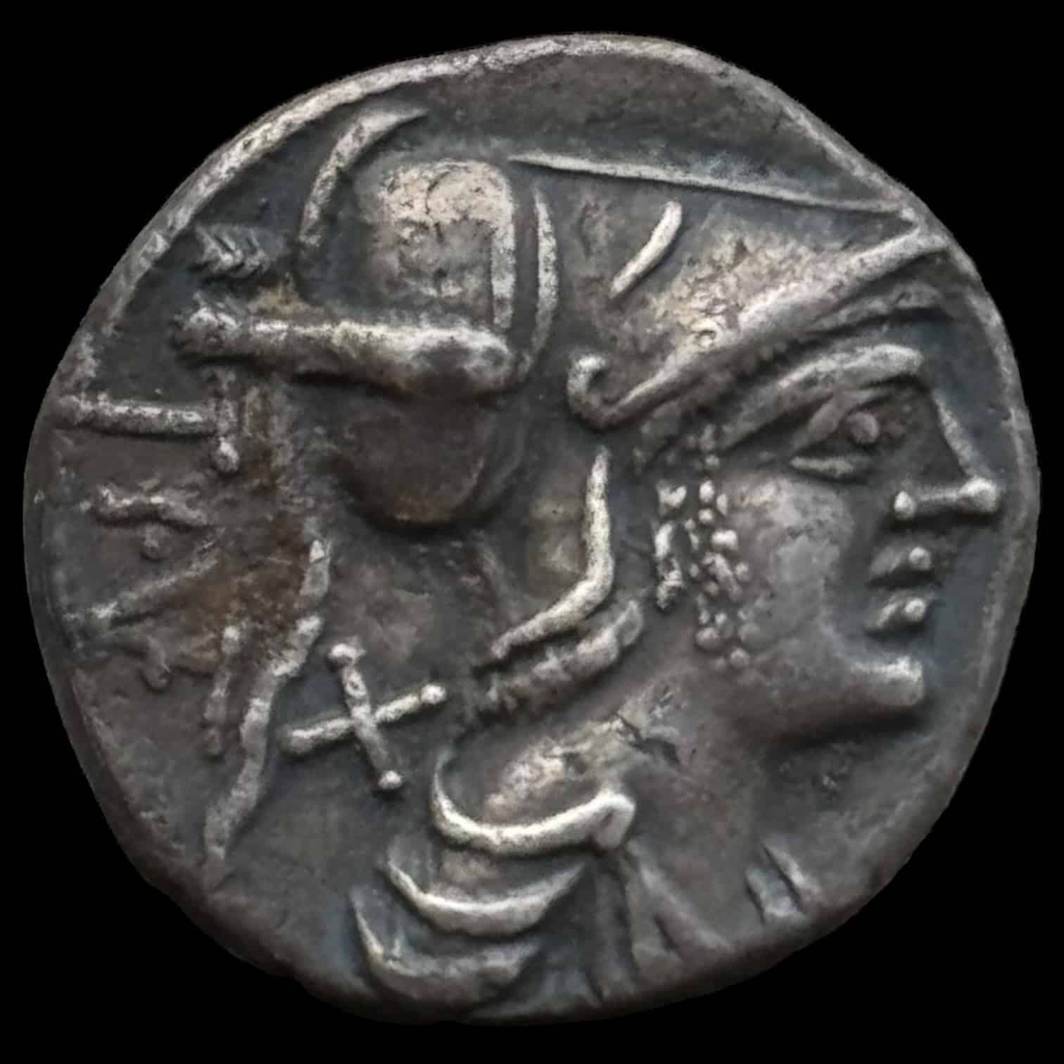 Antikken, Rom Republik, T. Veturius. Denarius, Denar 137 f.Kr. Crawford 234/1, Kva. 1+