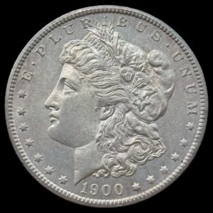 USA, Morgan Dollar 1900 O, KM 110, Kva. 0 "håndteringspor"