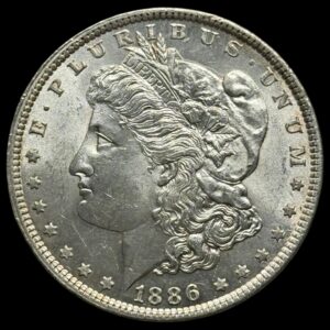 USA, Morgan Dollar 1886, KM 110, Kva. 0