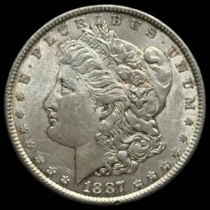 USA, Morgan Dollar 1887, KM 110, Kva. 0-01