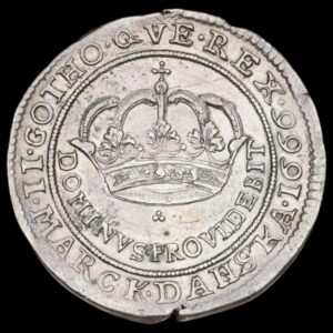 1666, 2 mark, Fre.lll, Sieg 38, Hede 109, Aagaard 137.1, "F indridset", Kva. 1+, Meget Sjælden