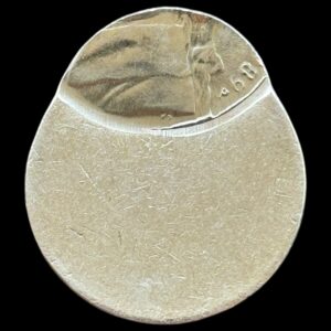 USA, 5 cent / nikkel 1989, KM 192, Kva. 0-01 "Fejlpræg" Error