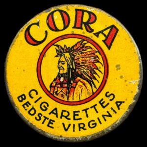 Postskillemønt, 25 øre CORA, Kva. 1+-01