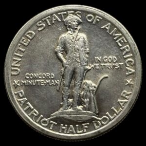 USA, 1/2 Dollar 1925 "Lexington-Concord Sesquicentennial", KM 156, Kva. 1+