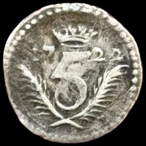 Italien, 1 Cinquina 1722, Spahr 10, Mont 57 R, Kva. 1+