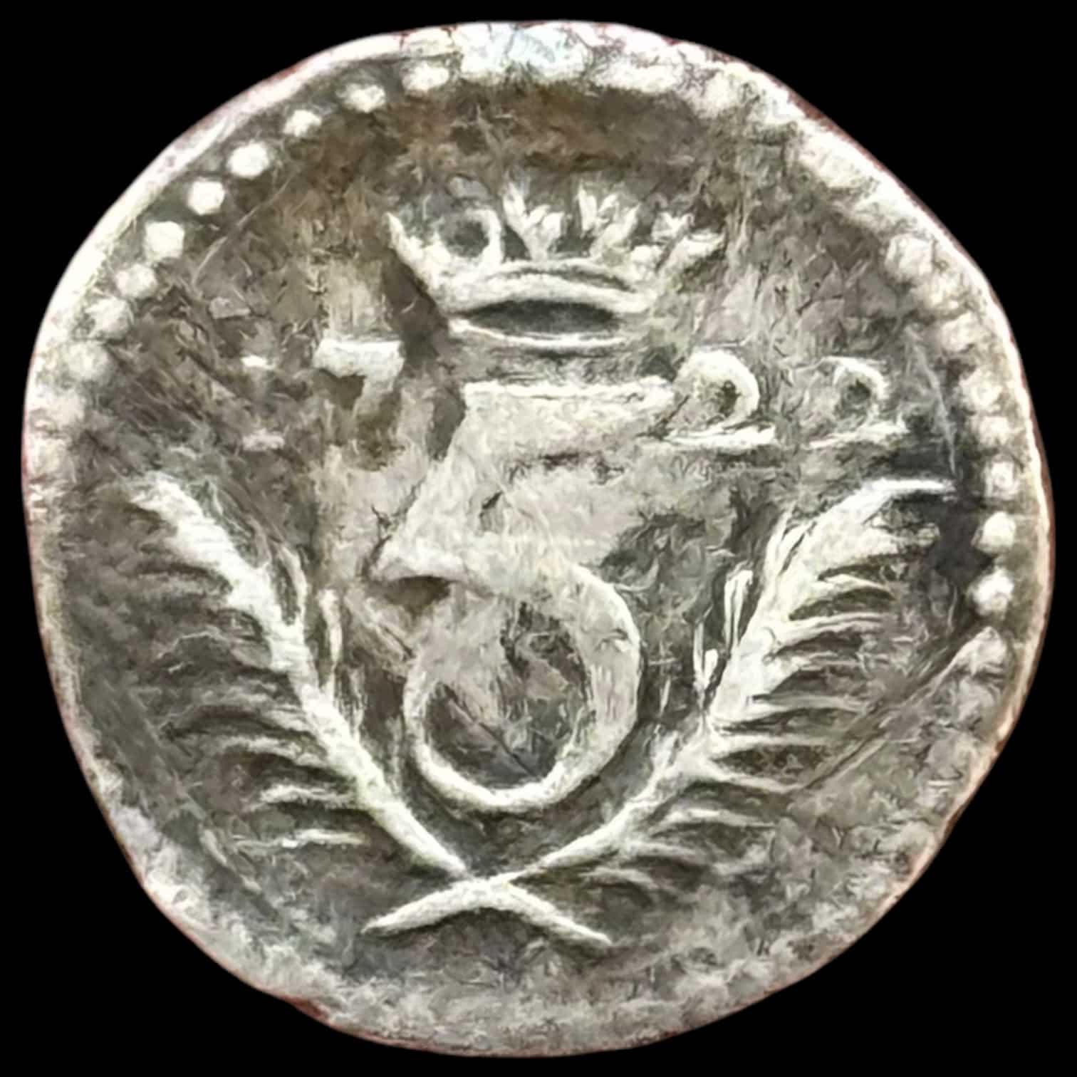 Italien, 1 Cinquina 1722, Spahr 10, Mont 57 R, Kva. 1+