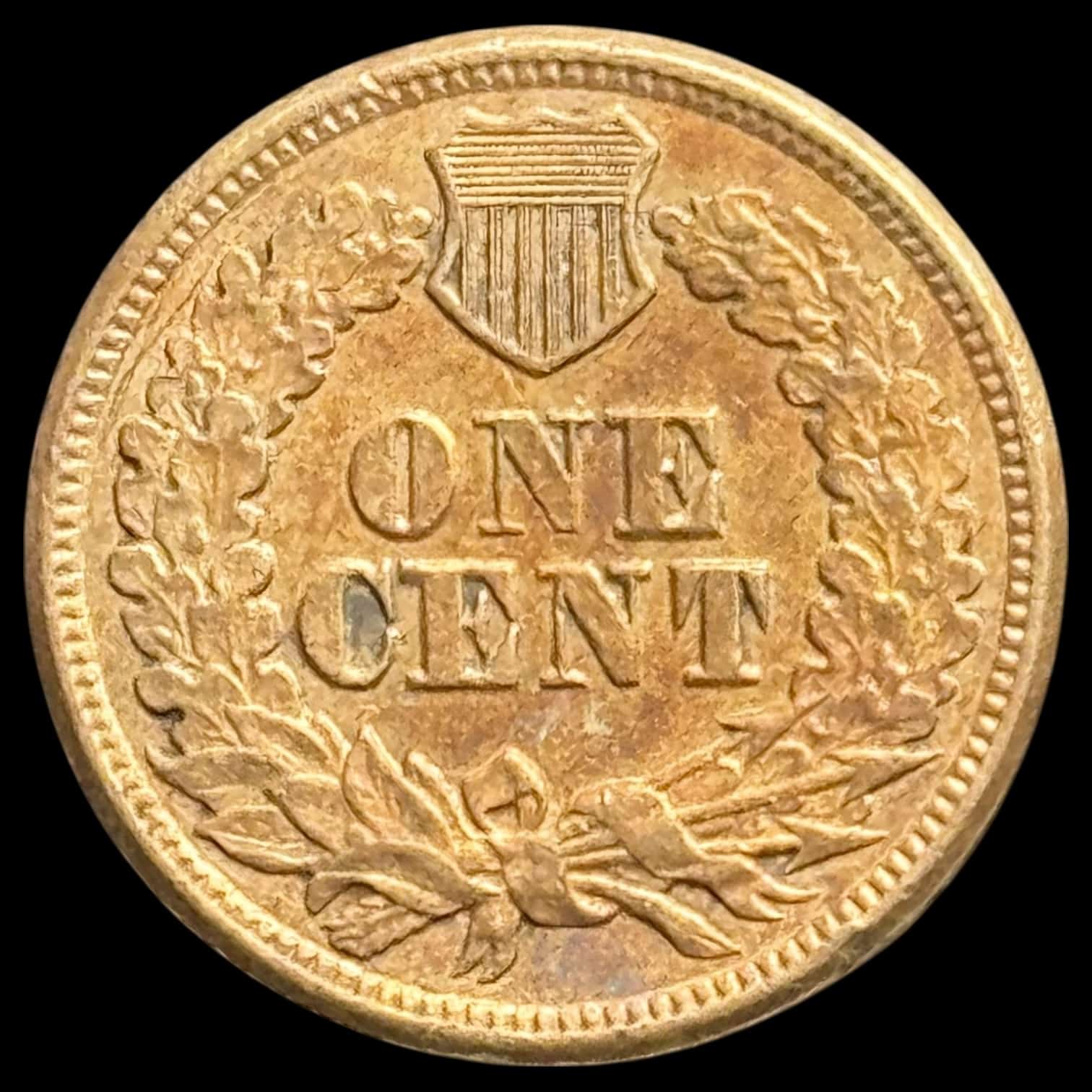 USA, 1 cent 1863 "Indian Head Cent", KM 90, Kva. 01 "AU" - Image 2