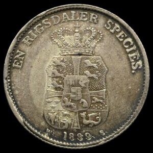 1839 WS, 1 speciedaler, Fre.VI, Sieg 30.3, Hede 26C, Kva. 1++