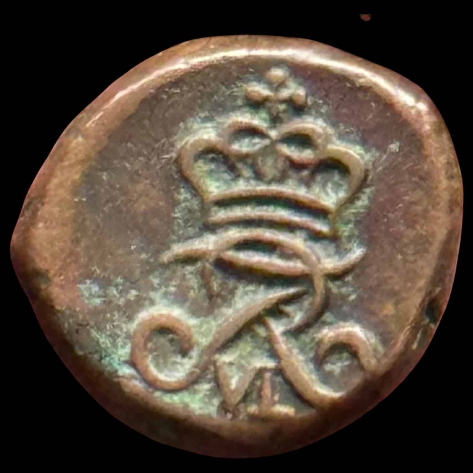 Trankebar / Danish India, 4 Kas 1838, Fre.VI, Sieg 87.1, UBJ 387, KM 159.1, Kva. 1+ - Image 2