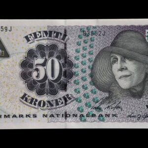 50 kroner 2006 B3, Torben Nielsen/Lars G. Sørensen, Nr. 627459J, Sieg 151, Pick 60, DOP 160, Kva. 0