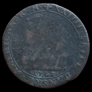 Dansk Vestindien, 24 skilling 1767, Chr.VII, Sieg 10.2, Hede 7, KM 10, Kva. 1- “Samtidsforfalskning”