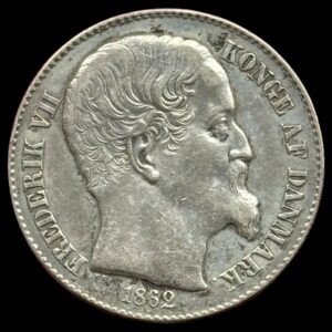 Dansk Vestindien, 20 cents 1862, Fre.VII, Sieg 19, Hede 19, KM 67, Kva. 1+-01