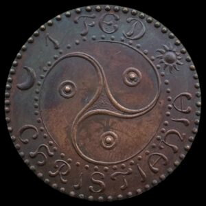 Christiania, Fed 1977, Kobber, Sieg 2.1, 5,83 gram, Kva. 01