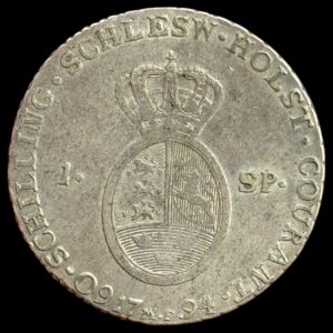 1794, 1 speciedaler, Slesvig-Holsten, Chr.VII, Sieg 45.1, Hede 39A, Kva. 1+