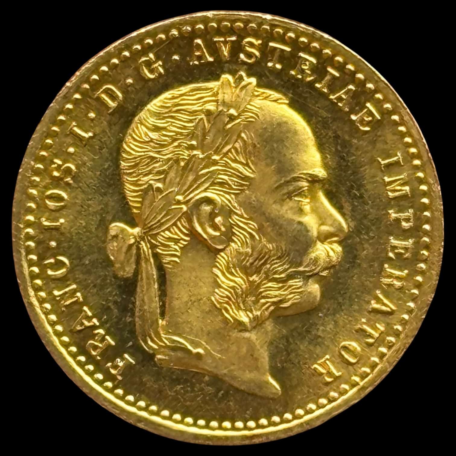 Østrig, Dukat 1914, Francis Joseph I, KM 2267, Fr 493, 3,49 gram 0.986, Kva 0-M - Image 2