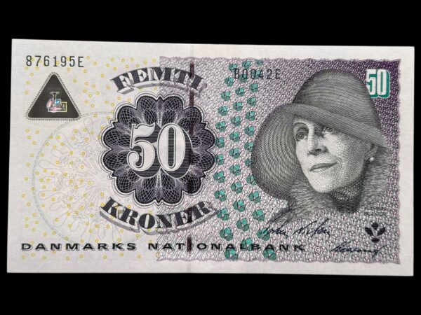 50 kroner 2004 B0, Herring/Torben Nielsen, Nr. 876195E-99A, Sieg 151, Pick 60, Kva. 0 "Modelfoto"