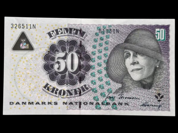 50 kroner 2005 B1, Herring/Jens Thomsen, Nr. 326511N, Sieg 151, Pick 60, Kva. 0
