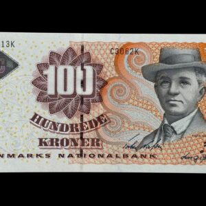 100 kroner 2006 C3, Lars G. Sørensen/Torben Nielsen, Nr. 994413K, Sieg 152, Pick 61, Kva. 0