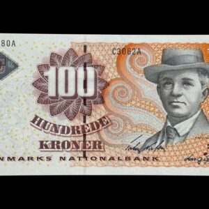 100 kroner 2006 C3, Lars G. Sørensen/Torben Nielsen, Nr. 930580A, Sieg 152, Pick 61, Kva. 0