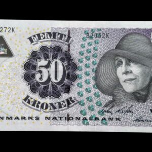 50 kroner 2005 B2, Herring/Torben Nielsen, Nr. 627249-779188K, Sieg 151, Pick 60, Kva. 0 "Modelfoto"