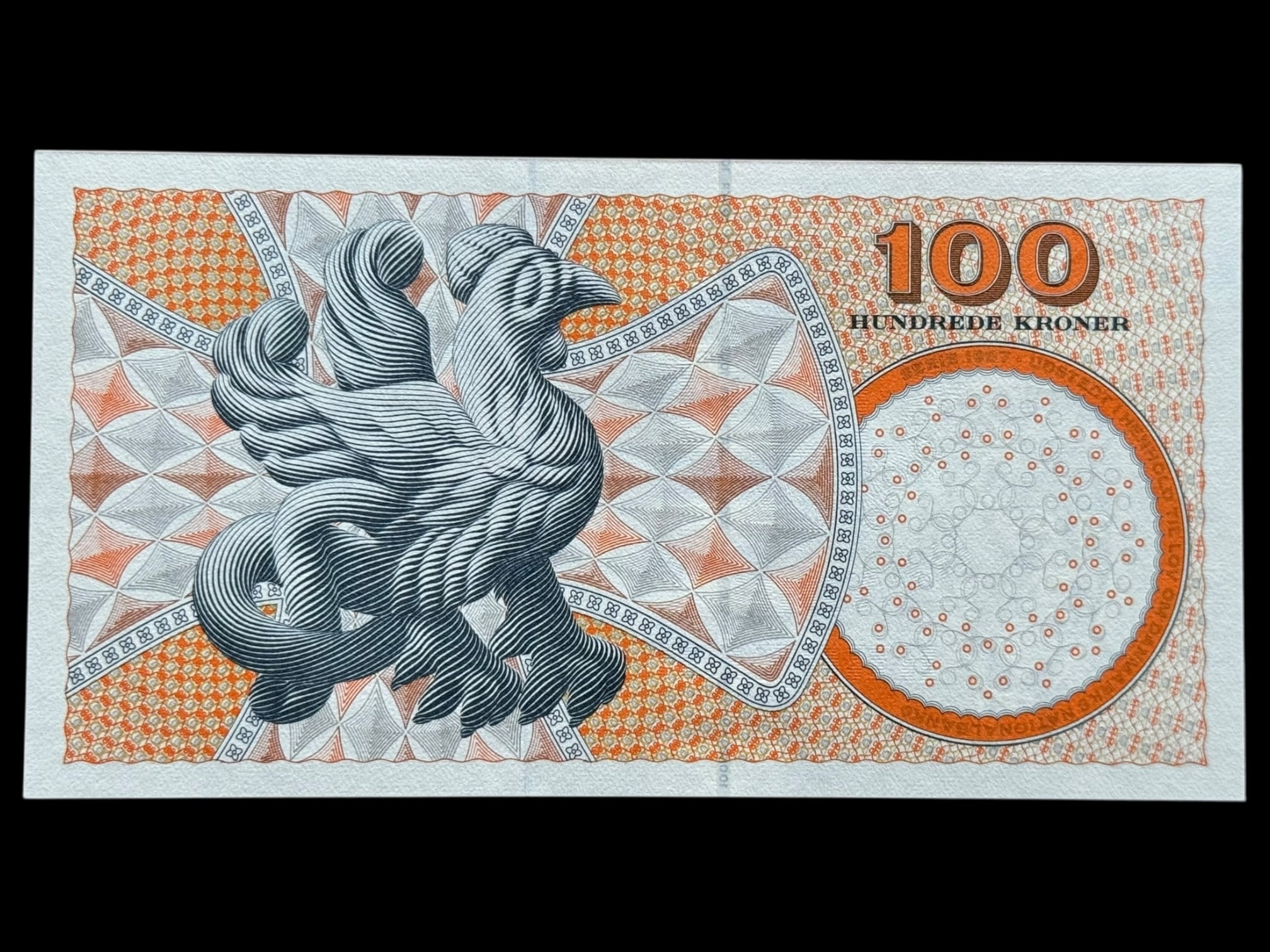 100 kroner 2008 D2, Lars G. Sørensen/Torben Nielsen, Nr. 180853B, Sieg 152, Pick 61, Kva. 0 - Image 2