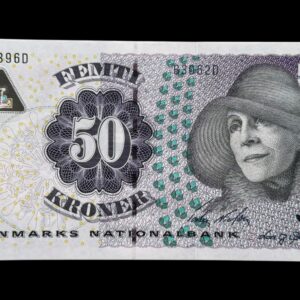 50 kroner 2006 B3, Lars G. Sørensen/Torben Nielsen, Nr. 759396D, Sieg 151, Pick 60, Kva. 0