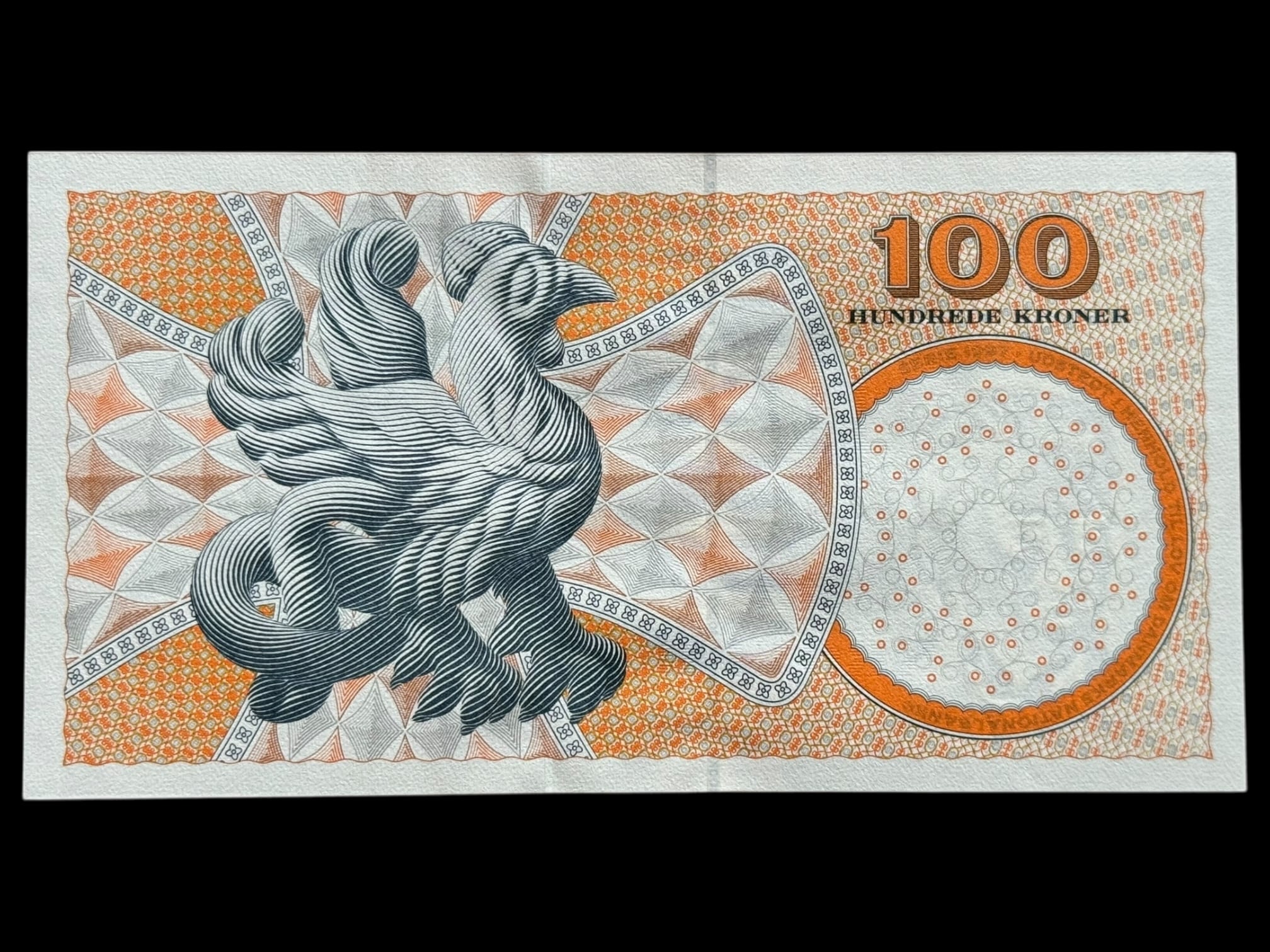100 kroner 2002 B0, Heering/Torben Nielsen, Nr. 912352A, Sieg 152, Pick 61, Kva. 0 - Image 2