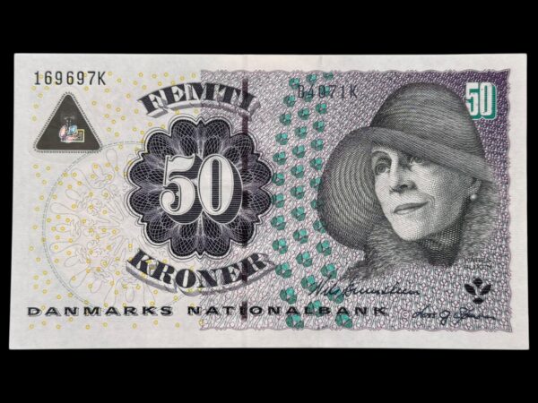50 kroner 2007 B4, Lars G. Sørensen/Nils Bernstein, Nr. 169697K, Sieg 151, Pick 60, Kva. 0