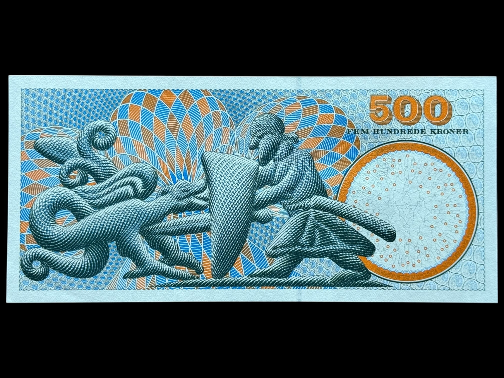 500 kroner 2006 B5, Lars G. Sørensen/Torben Nielsen, Nr. 701695B, Sieg 154, Pick 63, DOP 163, Kva. 0 - Image 2