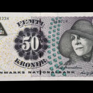 50 kroner 2007 B4, Lars G. Sørensen/Nils Bernstein, Nr. 360233H, Sieg 151, Pick 60, Kva. 0