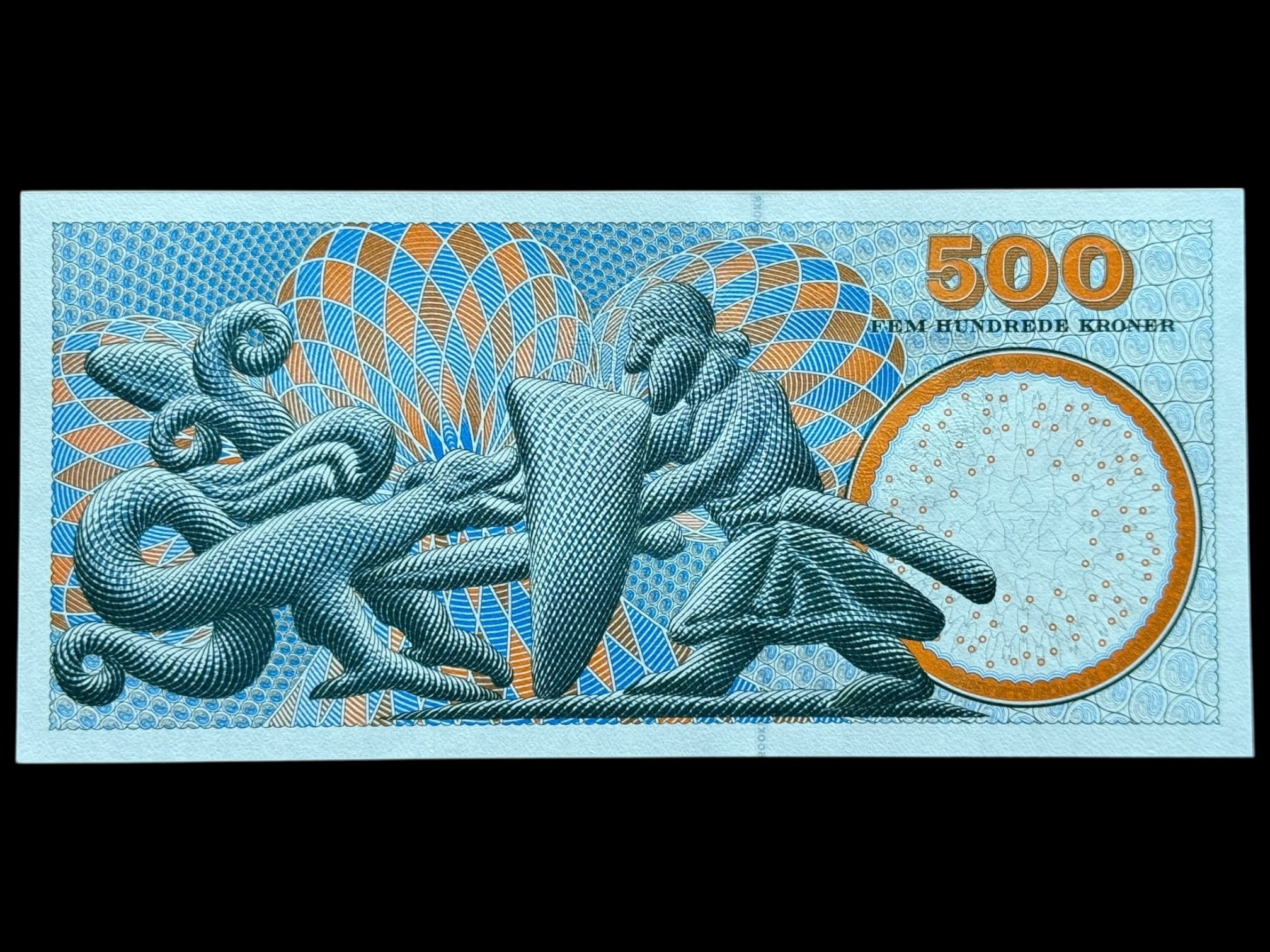 500 kroner 2006 B5, Lars G. Sørensen/Torben Nielsen, Nr. 718355F, Sieg 154, Pick 63, DOP 163, Kva. 0 - Image 2