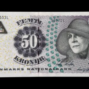 50 kroner 2007 B6, Lars G. Sørensen/Torben, Nr. 514553L, Sieg 151, Pick 60, Kva. 0